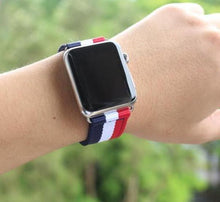 Classic NATO Military Style Strap for Apple Watch Series 1, 2, 3 - 38mm & 42mm