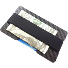 The Ultra Minimalist Carbon Fiber Wallet RFID Blocking Card Holder and Money Clip