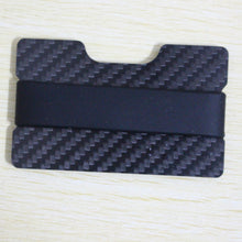The Ultra Minimalist Carbon Fiber Wallet RFID Blocking Card Holder and Money Clip
