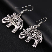 Vintage Tibetan Style Elephant Earrings